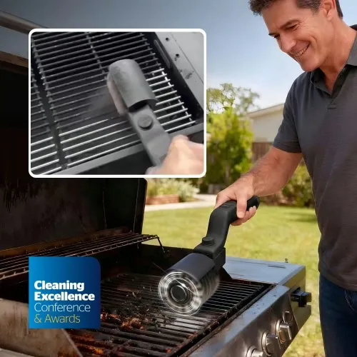 GrillWizz Grillreiniger kabellose rotierende Grillbürste